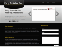 Tablet Screenshot of partytentsforrent.net